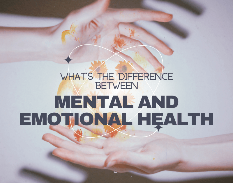 what is the difference between mental and emotional health