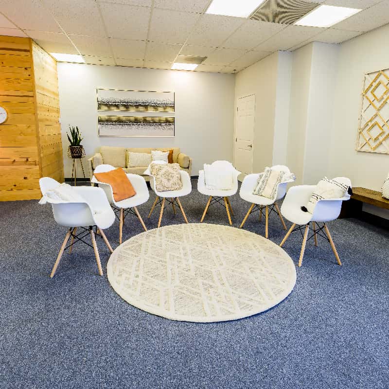 Interior view of Story Wellness Intensive Outpatient Program center in Orange County, highlighting what IOP facilities look like.